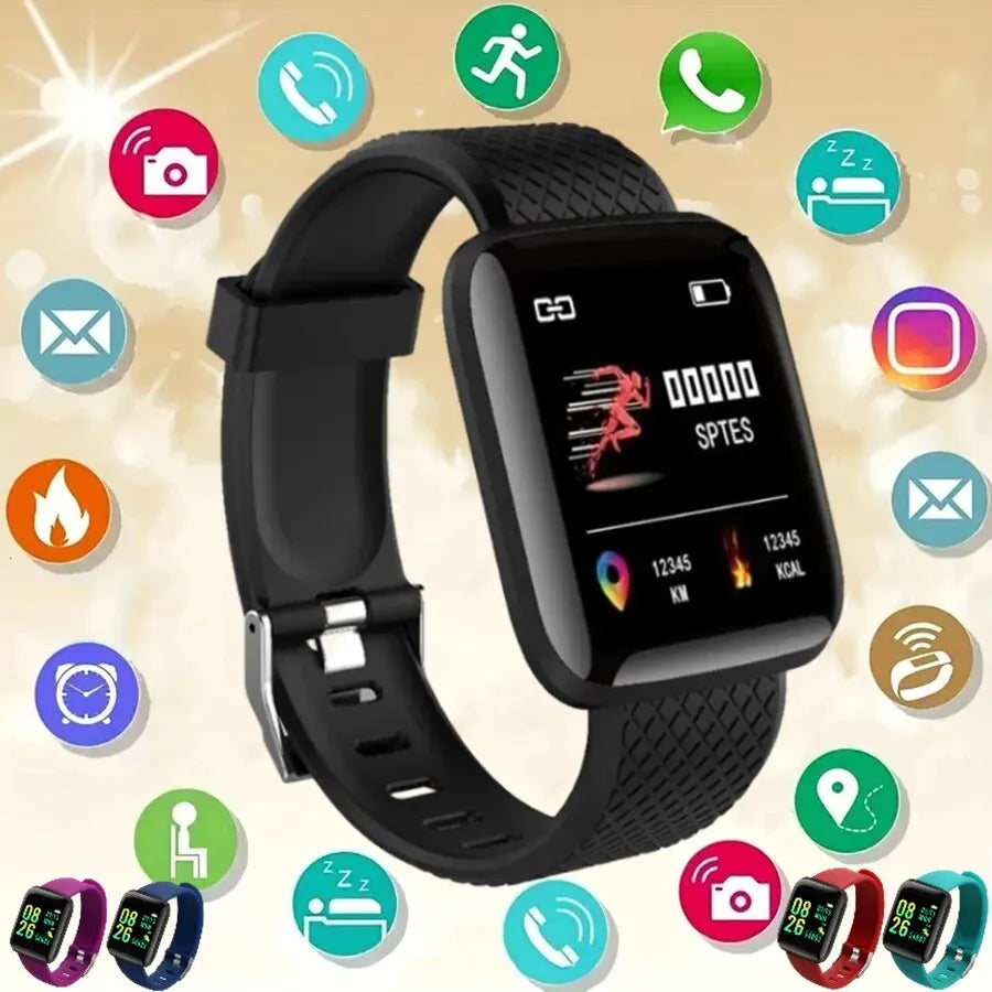 Multifunction Smart Watch For Men Women Kids Message Remind Music Control