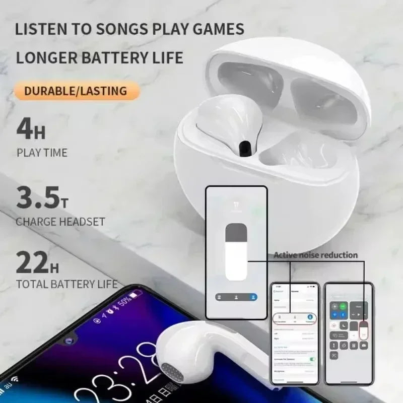 Xiaomi Pro6 True Wireless Headphone Bluetooth 5.2 Earphones