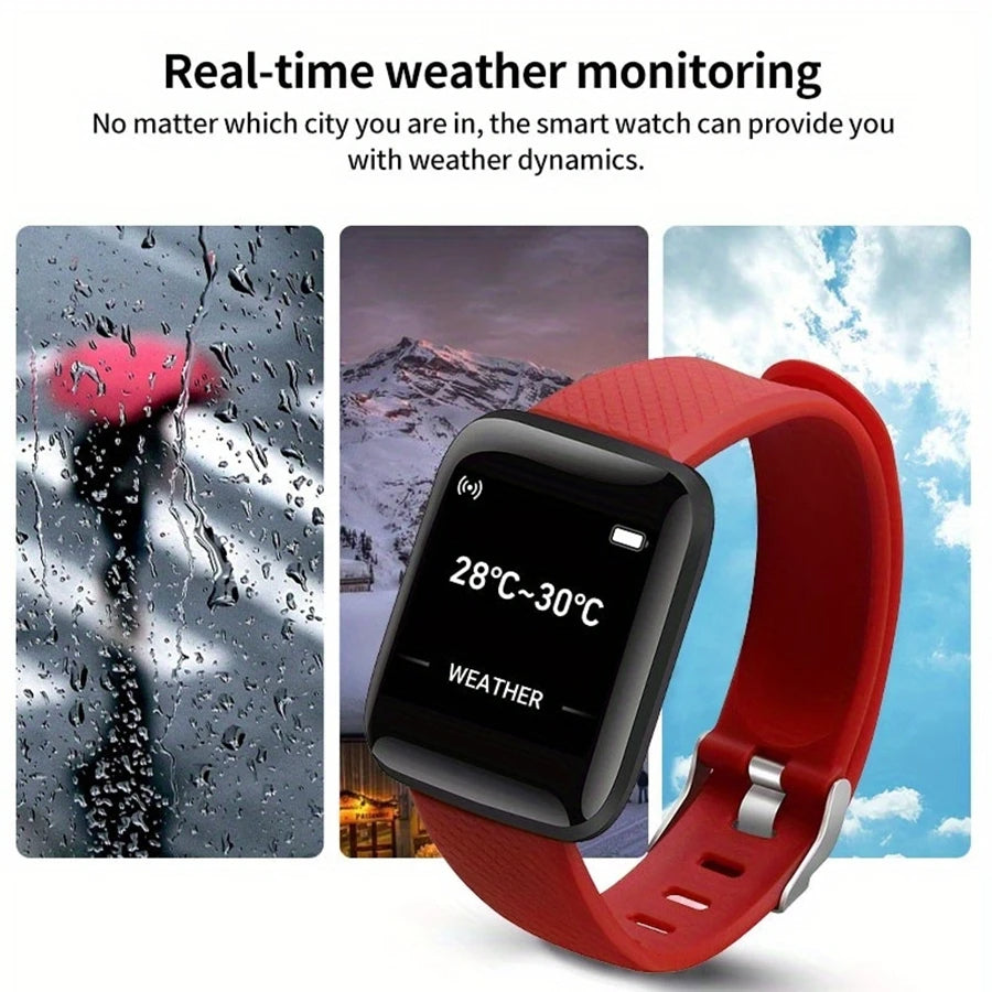 Multifunction Smart Watch For Men Women Kids Message Remind Music Control